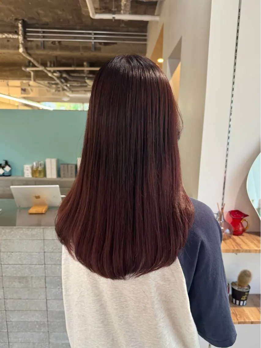 ロング カラー ヘアカラー cipre 唯舞のヘアスタイル