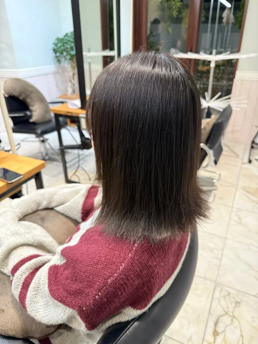 セミロング ヘアカラー Lidee chiharuのヘアスタイル