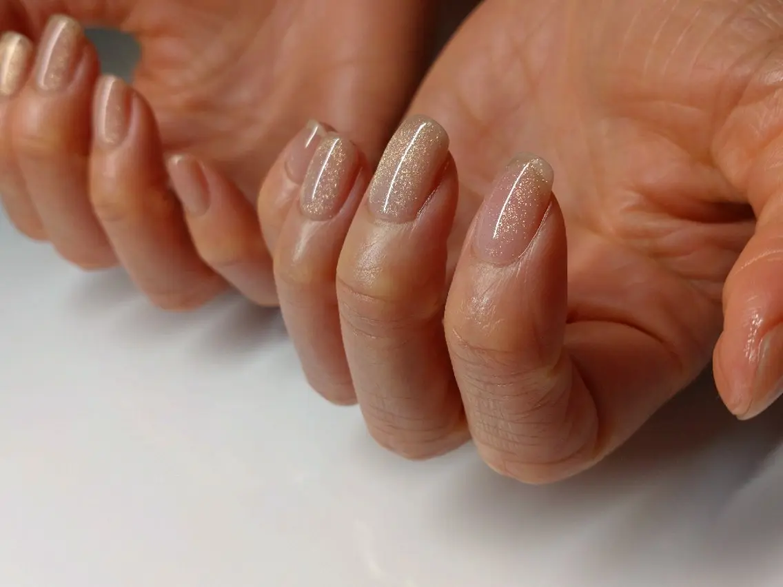 ネイル ジェルネイル マグネットネイル ワンカラーネイル ハンドネイル nail 　norafu.のネイルデザイン