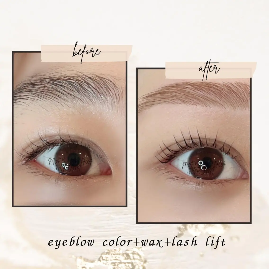アイブロウ 眉カラー eyelash SORTEのマツエク・マツパデザイン