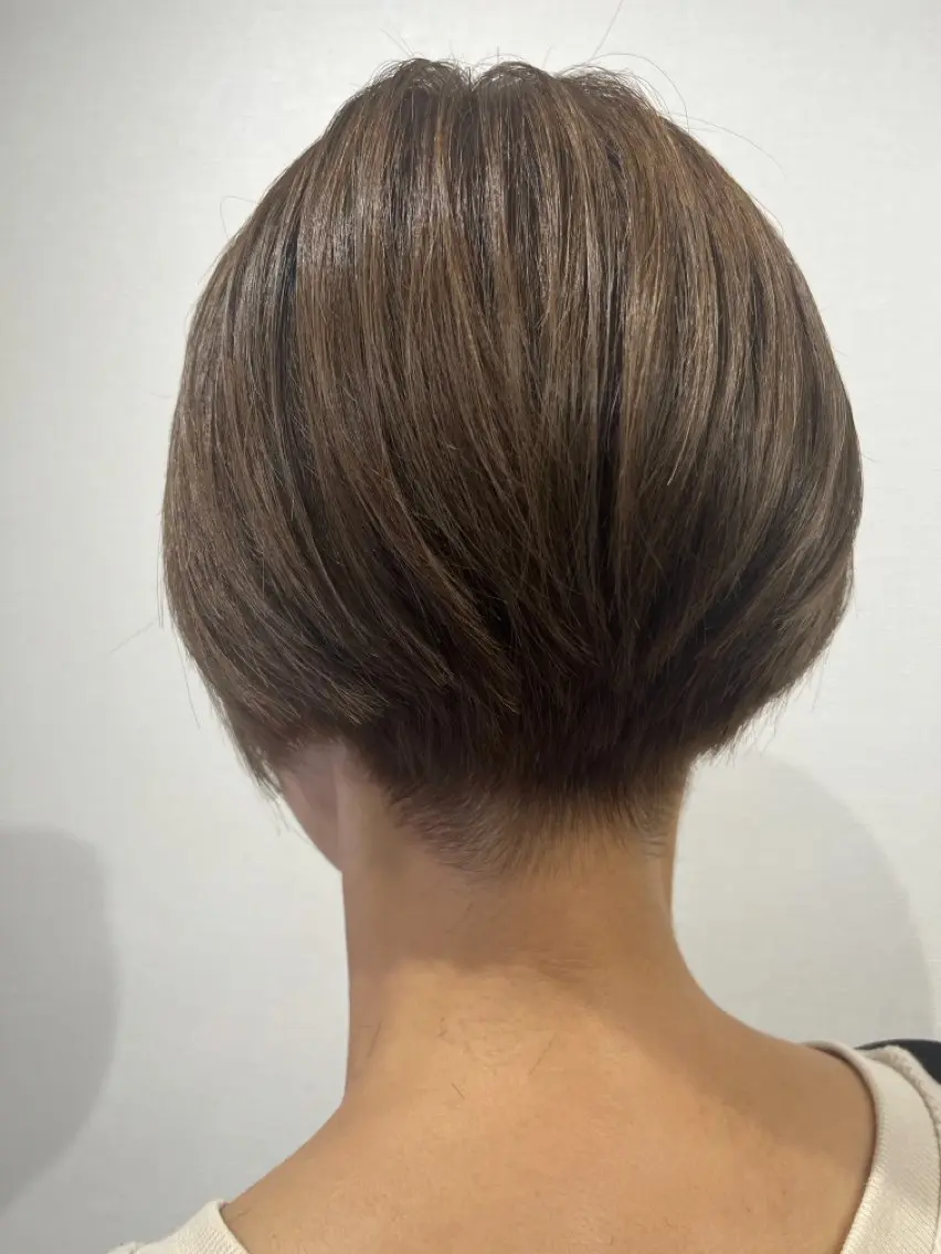 【ショートカットモデル募集✂️】横顔まで可愛いショートスタイル🎀/360°可愛い/韓国風𐔌՞・·・՞𐦯の写真