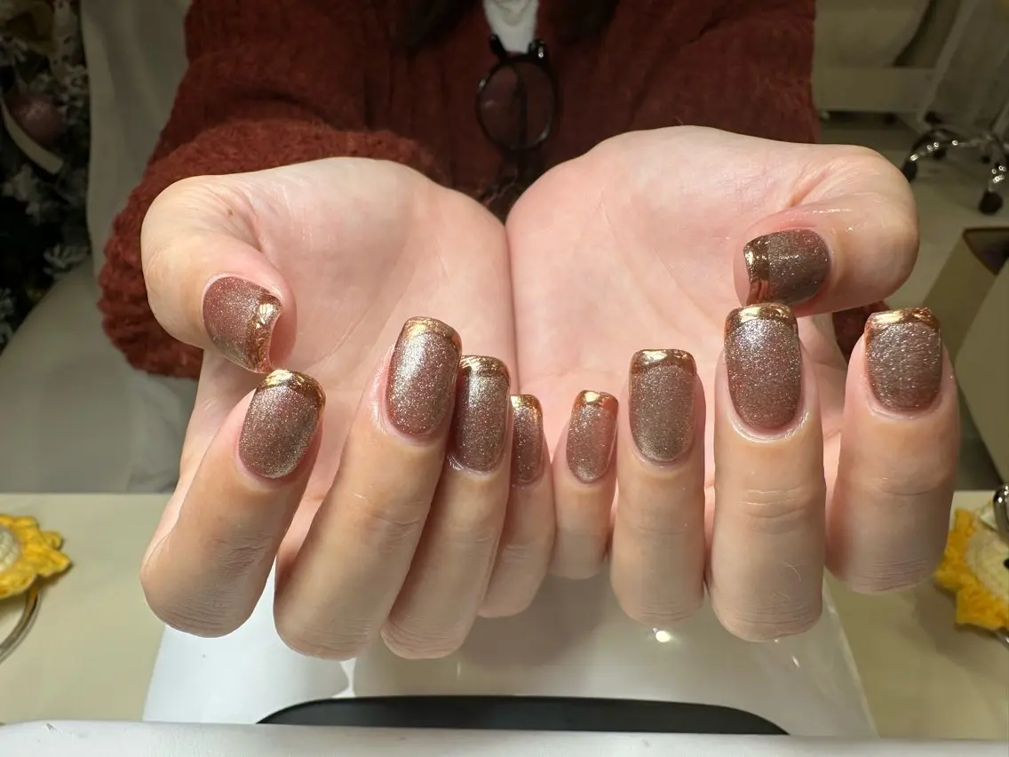 ネイル ラメ(グリッター) ハンドネイル ハンドケア LYYM Salon Miraのネイルデザイン