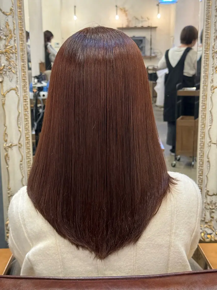 セミロング ＆-HAIR佐藤 ゆいモデル募集中のヘアスタイル