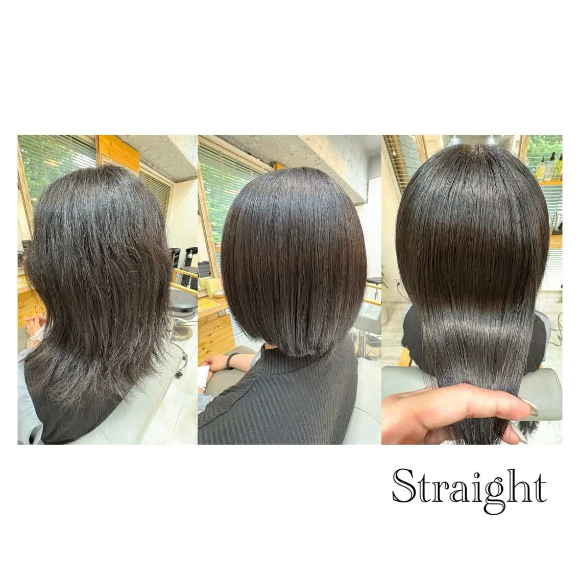 ショート レイヤーカット・ 縮毛矯正 星野のヘアスタイル