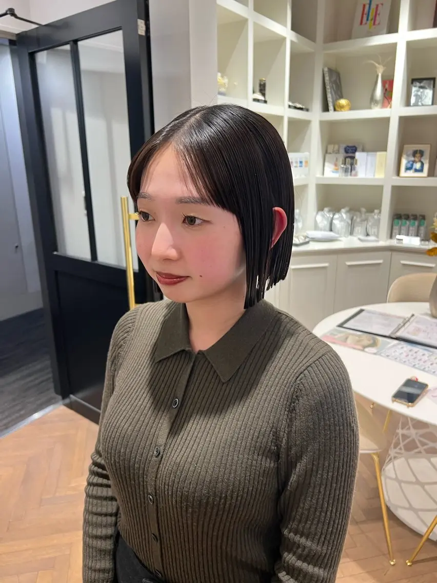 ショート カラー ボブ カット ヘアカラー 似合わせ/レイヤー 💟SAEのヘアスタイル