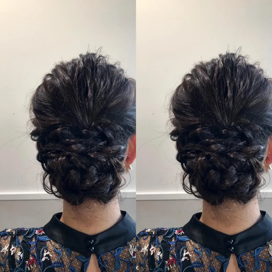 ミディアム ヘアアレンジ 小栗 麻衣のヘアスタイル
