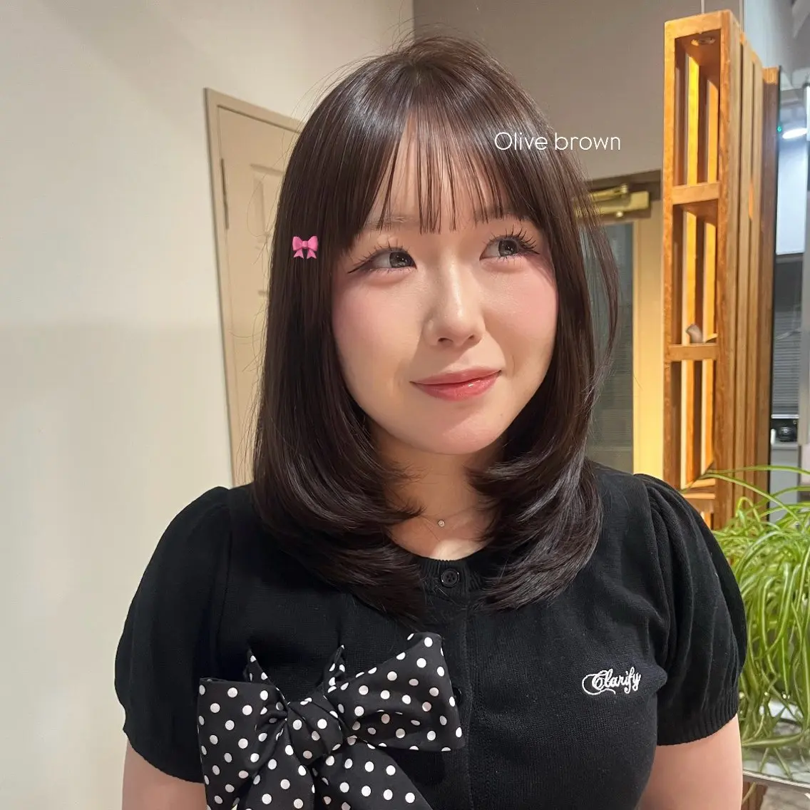 ミディアム カット ai🎀中目黒美容室 /暖色×ガーリーのヘアスタイル