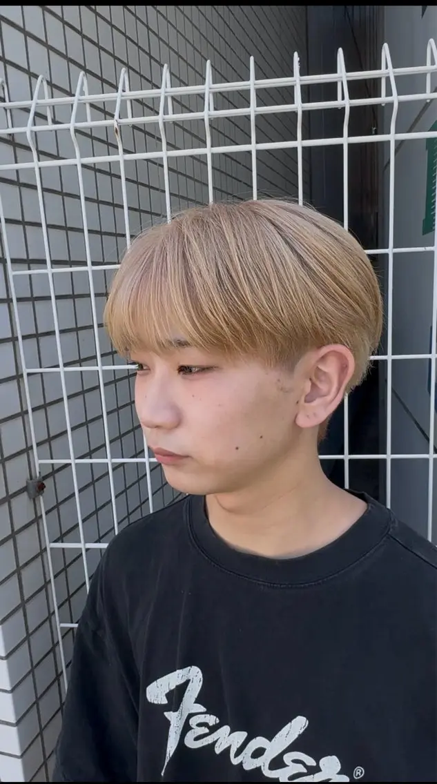 『jrスタイリスト』メンズカット+ブリーチカラー🇰🇷の写真