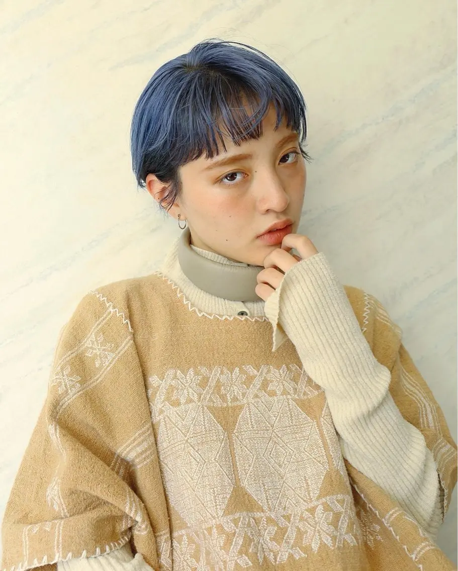 ショート ヘアカラー 福岡美容室Daisy hairのヘアスタイル