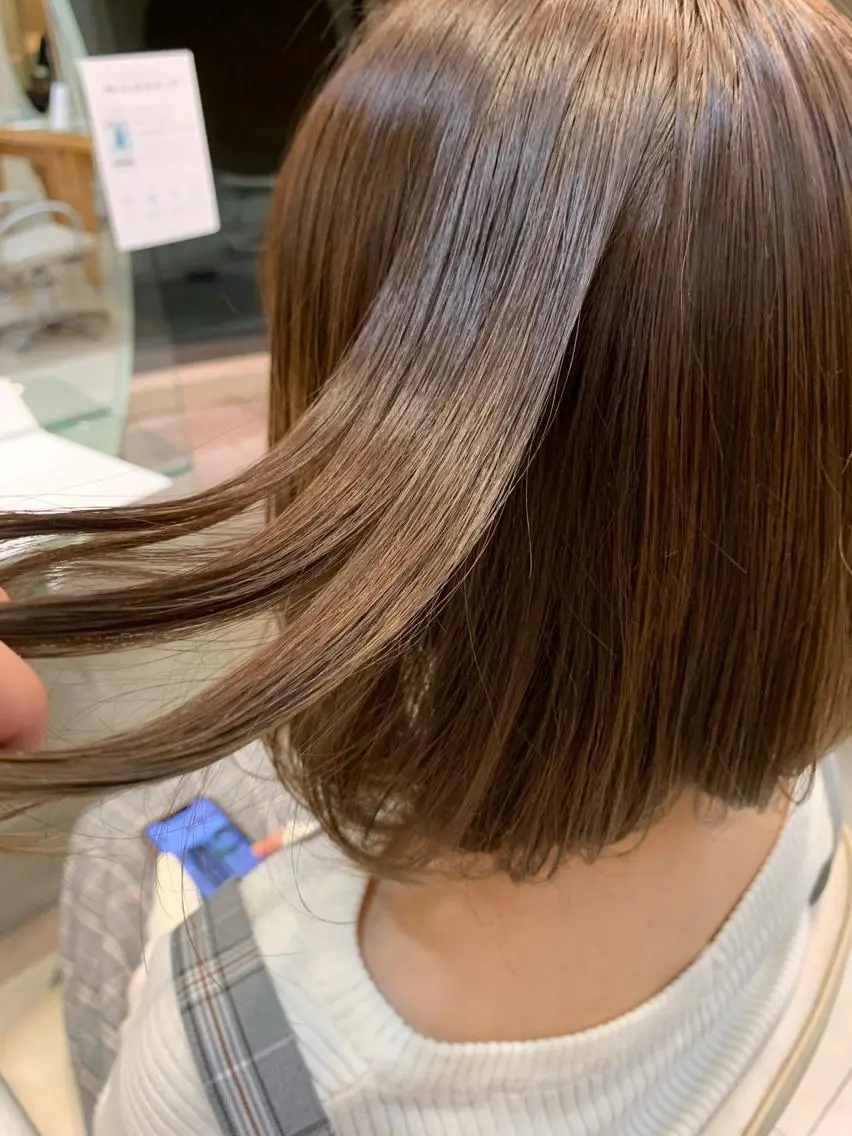 カット➕カラー➕高級Aujuaトリートメント🌸の写真