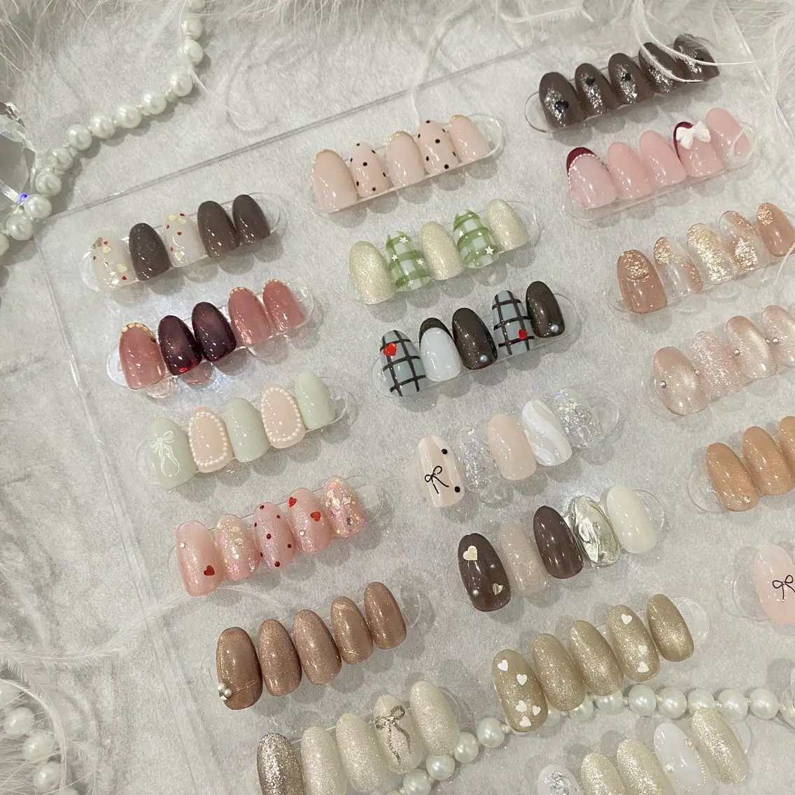 ネイル 長さ出し グラデーション 韓国ネイル ラメ(グリッター) ラメグラデーション ハンドネイル M2 BEAUTY アユミのネイルデザイン