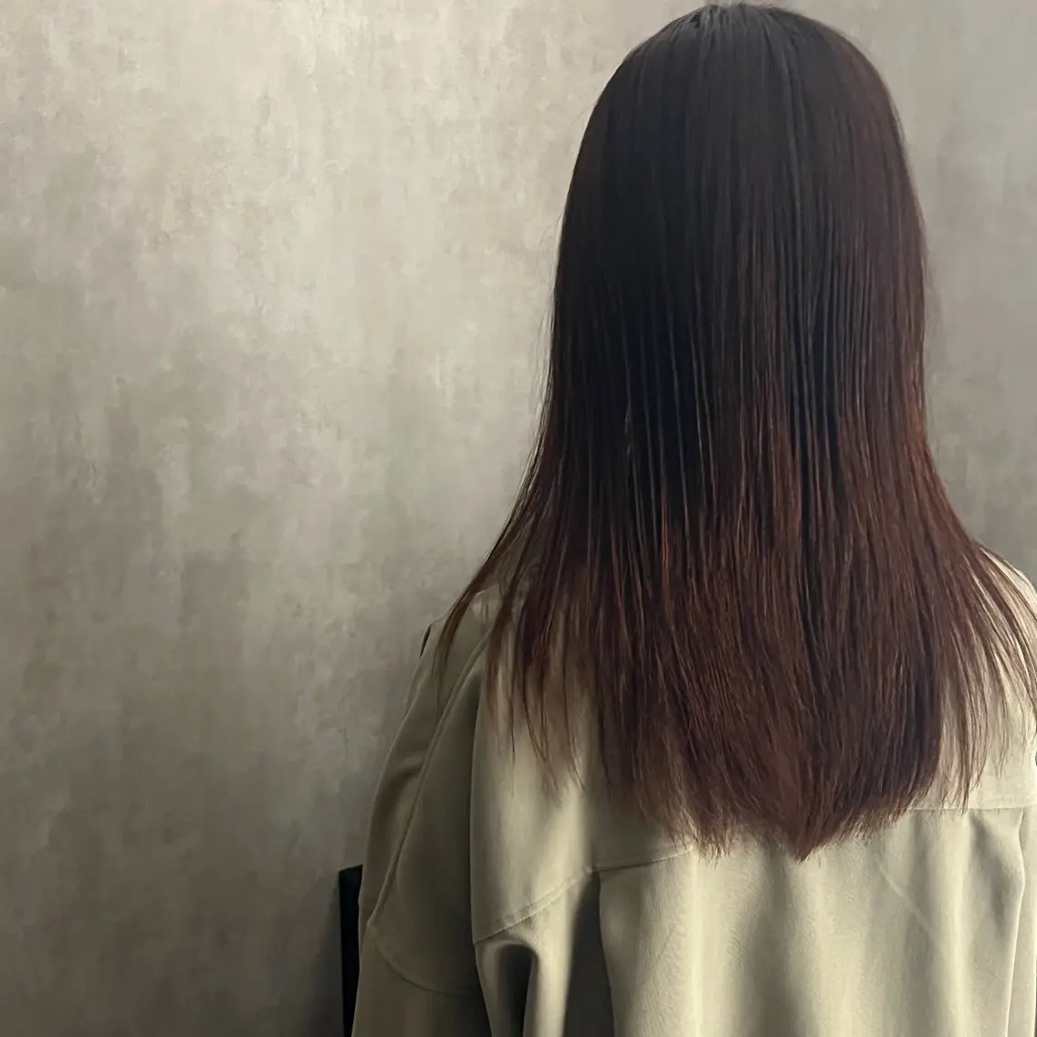 ロング カット ヘアカラー 縮毛矯正 トリートメント エクステ ヘッドスパ ヘアセット 縮毛矯正/レイヤー/ 表参道/OMAEのヘアスタイル
