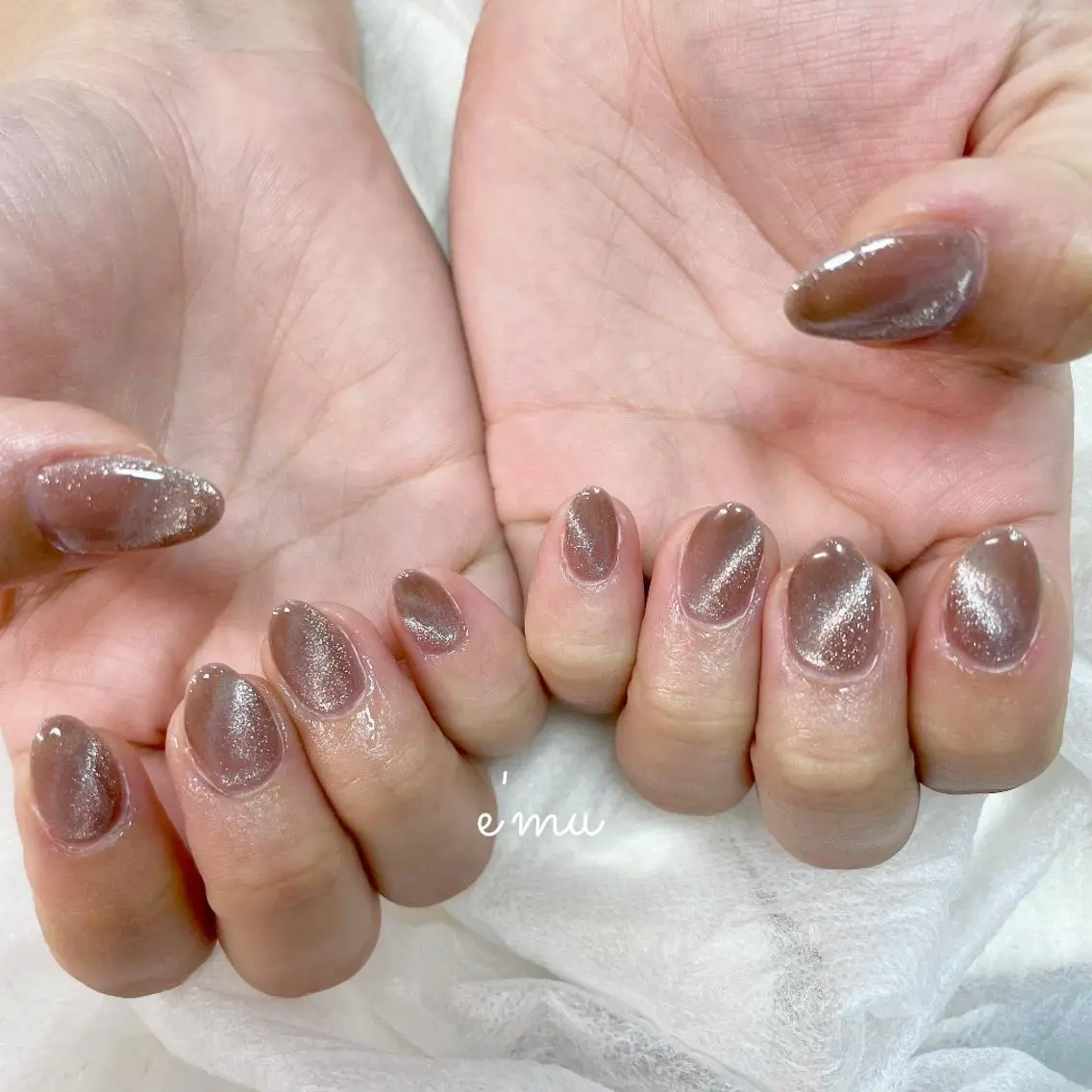 ネイル マグネットネイル ハンドネイル nail salon e'mu💐のネイルデザイン