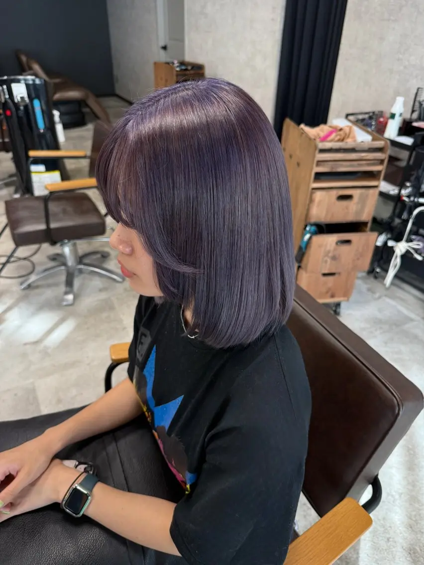 カラー ヘアカラー トリートメント 髪質改善/艶カラー naoのヘアスタイル