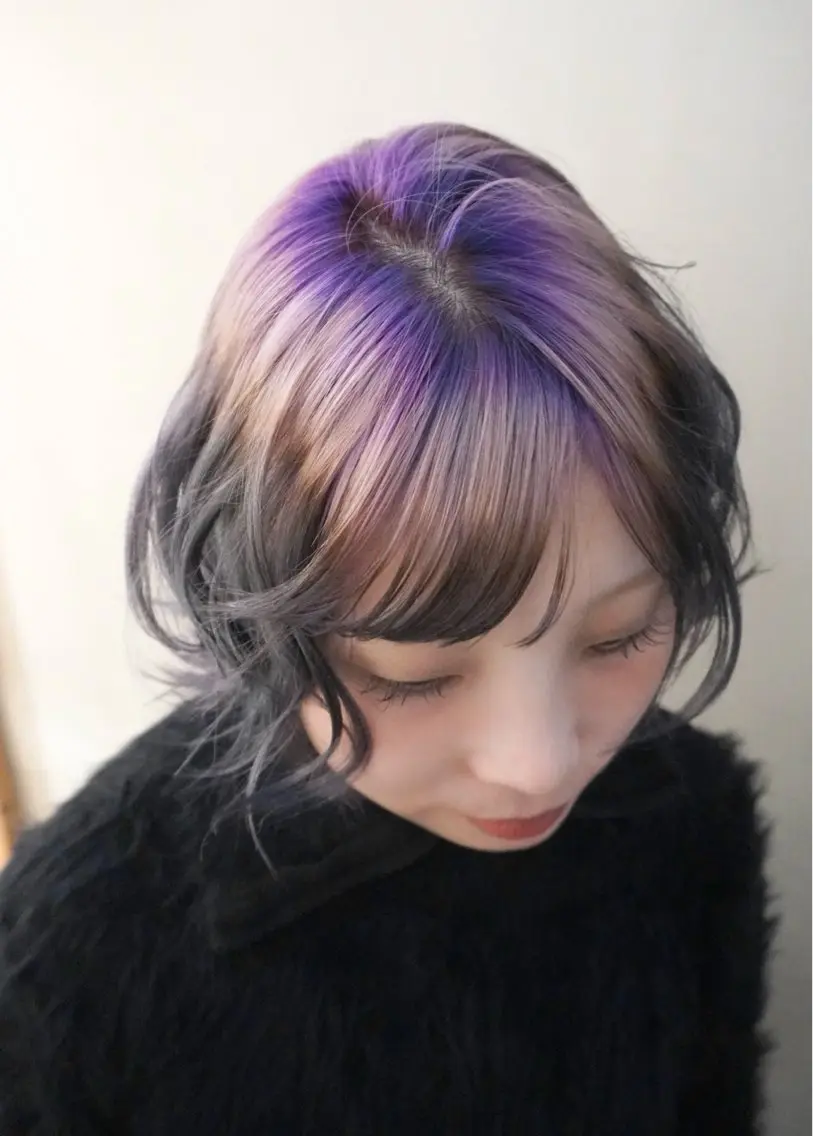 カラー ヘアカラー ハイトーンカラー/ hinata🪽のヘアスタイル