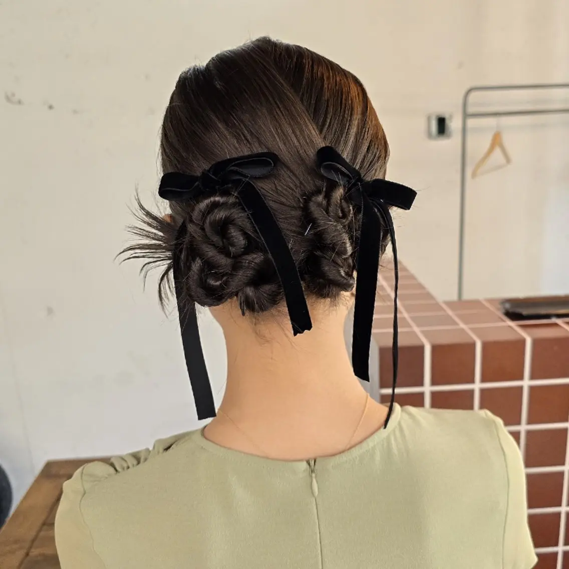 ヘアアレンジ ヘアセット ハヤシ マユ ✂ 府中美容室のヘアスタイル