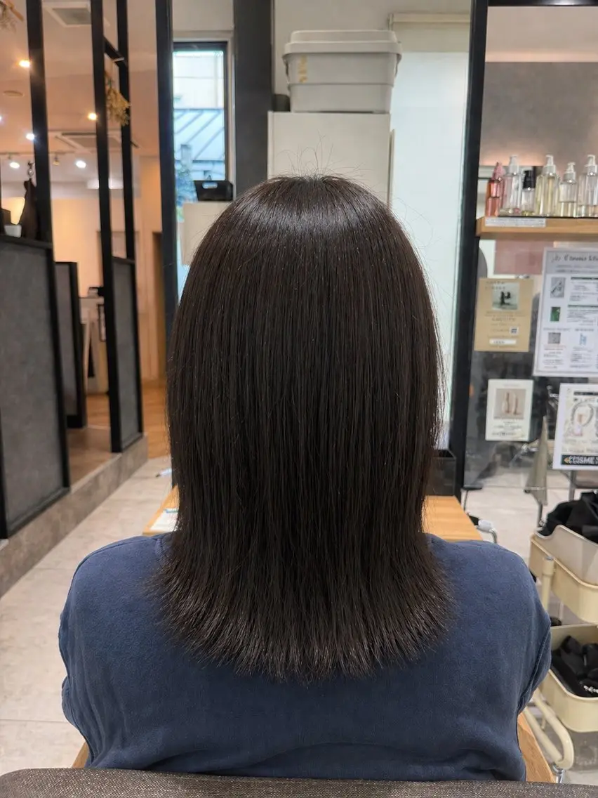 💎毛先･前髪カット+カラー+トリートメント💎 土日+1000円の写真