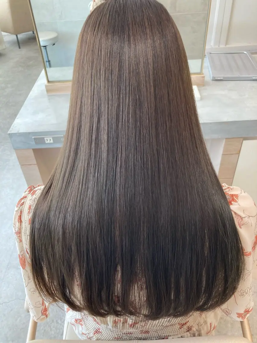 ロング カラー 荒川 賢人のヘアスタイル