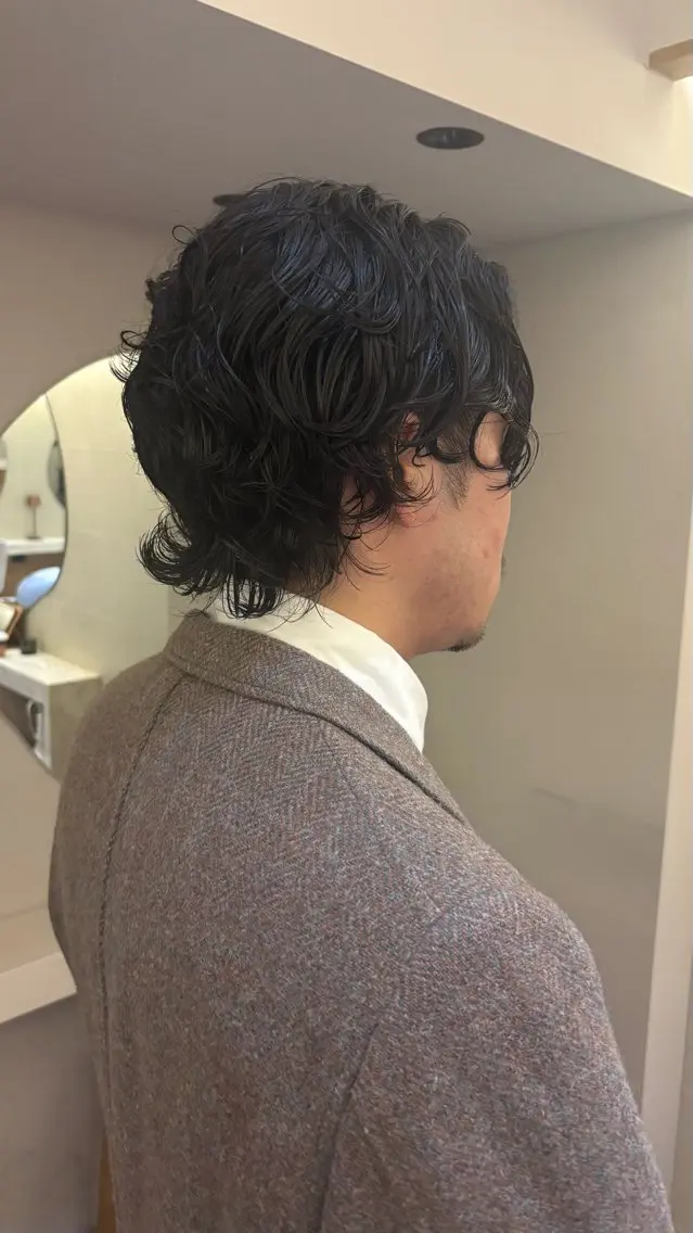 パーマ メンズ 《ショートカット》 ナミのヘアスタイル
