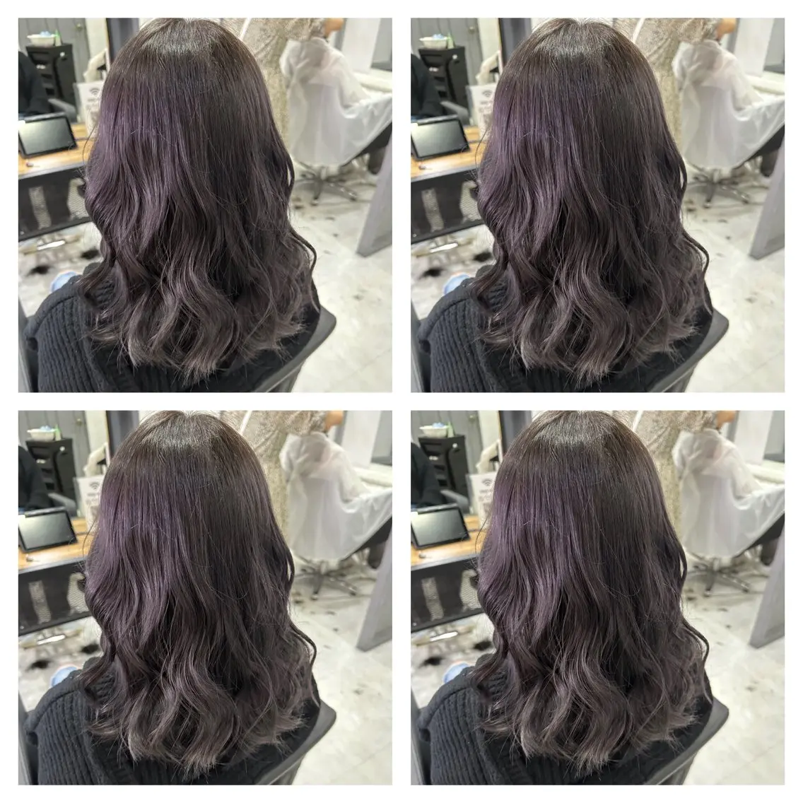 セミロング カラー ヘアアレンジ 🎀推し活ヘアー🎀 Yuuna🐰💖のヘアスタイル