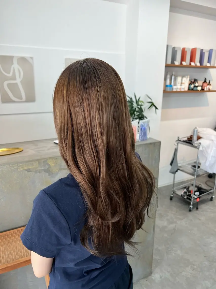 ロング 前 侃太のヘアスタイル