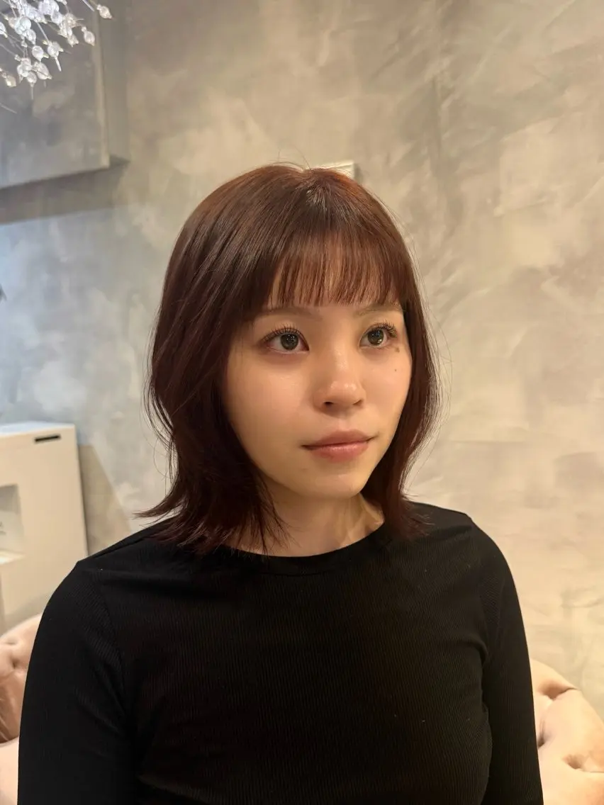 ショート ヘアカラー 木村 心海☆明石のヘアスタイル
