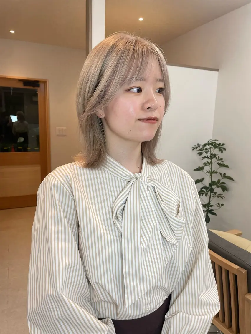ミディアム カット ヘアカラー NORI ☆のヘアスタイル