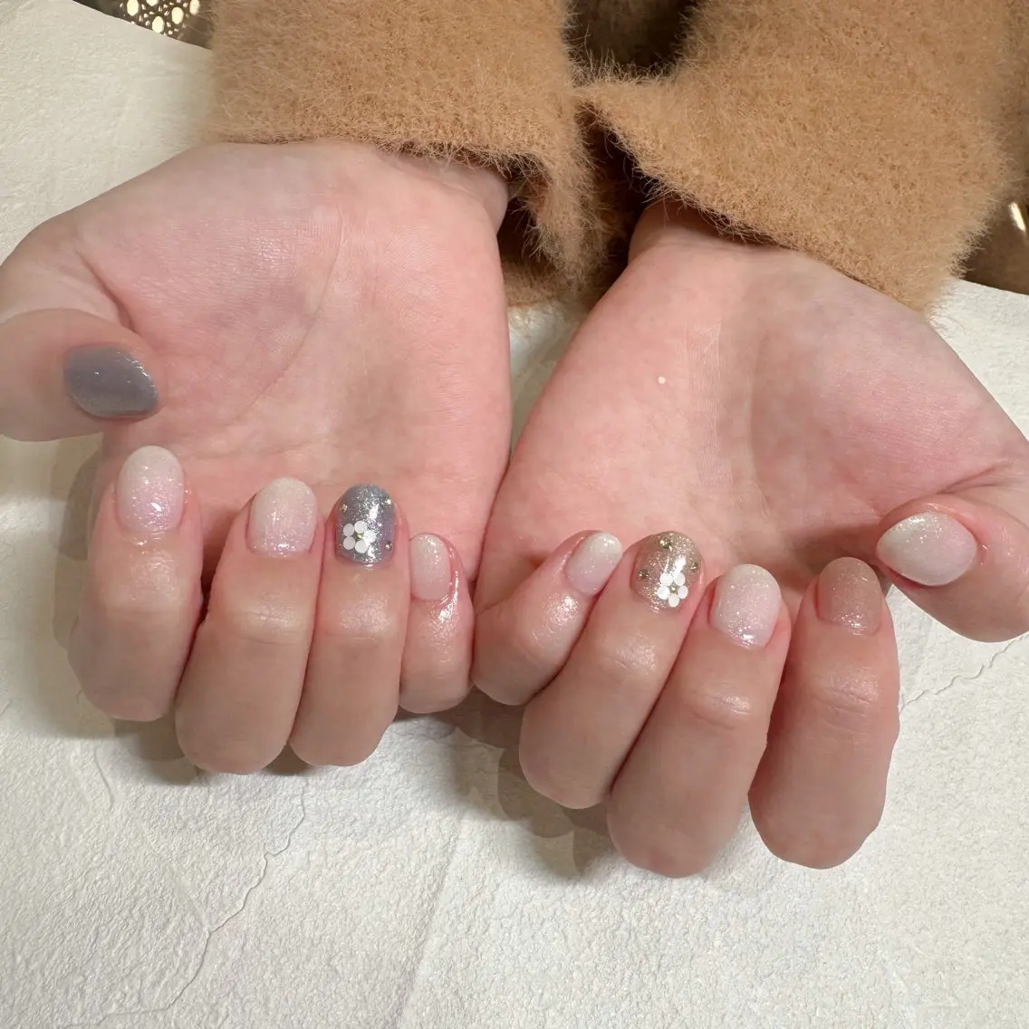 ネイル mayu🎀zina 船橋南口/パラジェルのネイルデザイン