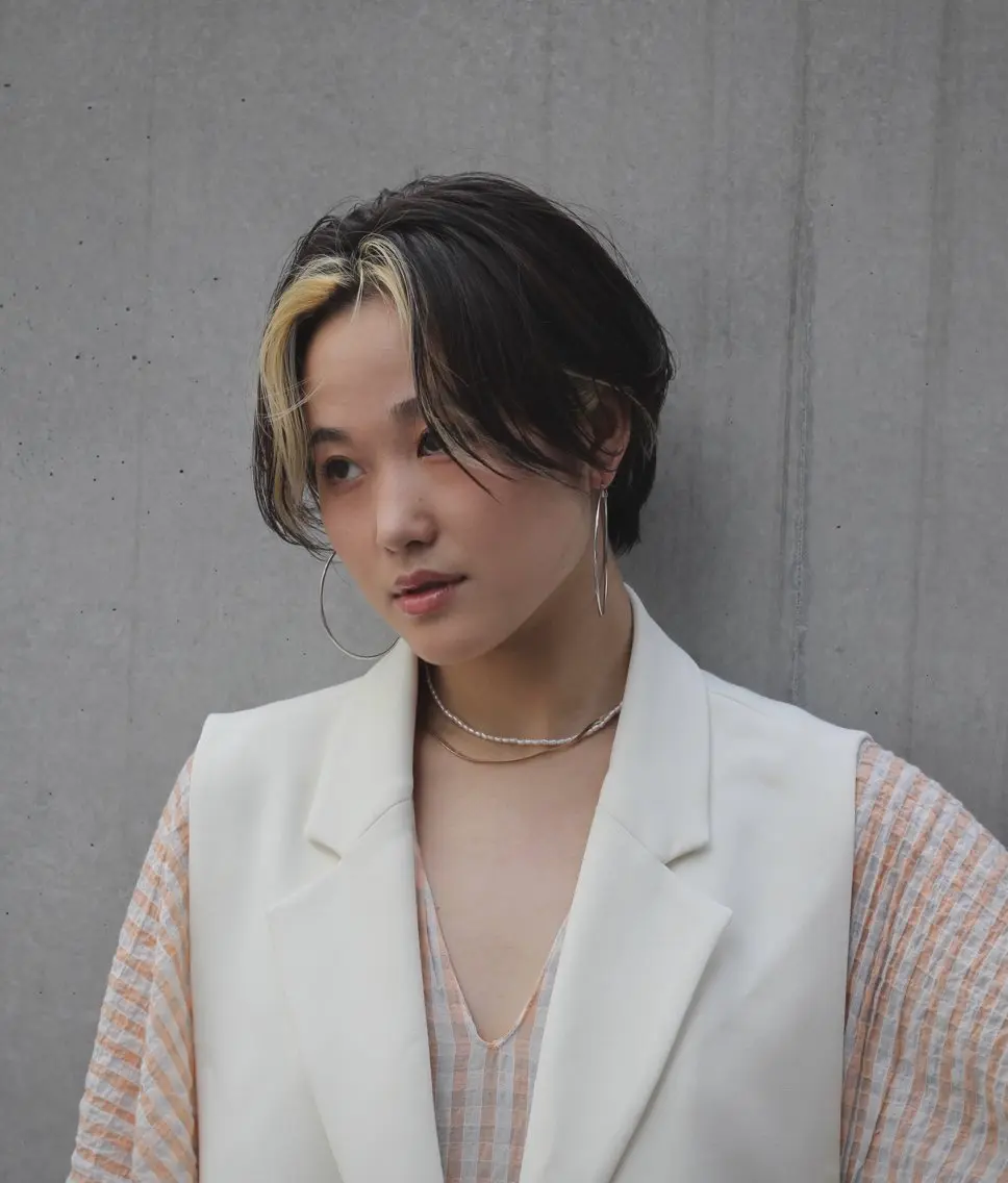 ショート カラー Ikeda Uのヘアスタイル