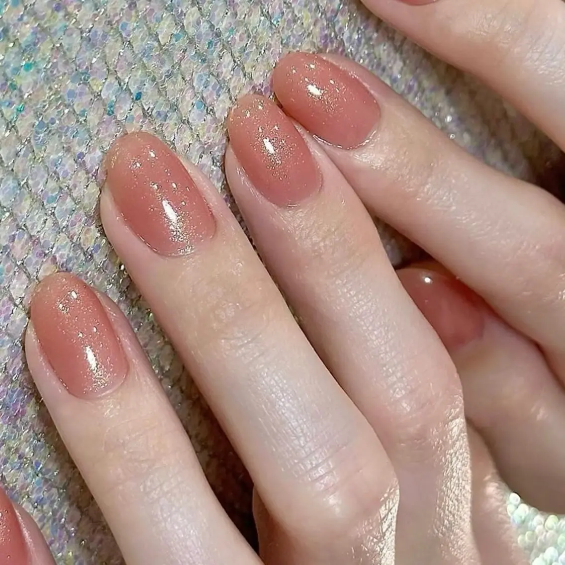ネイル ジェルネイル ワンカラーネイル モチの良さ◉ フィルインネイル♡のネイルデザイン