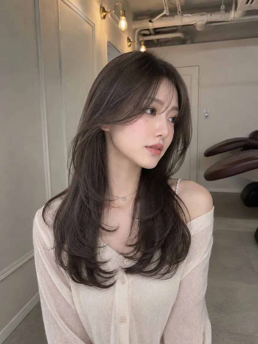 ロング カラー ヘアアレンジ グレージュ レイヤーカット カット ヘアカラー 🫧レイヤー/透明感 🫧Ryuseiのヘアスタイル