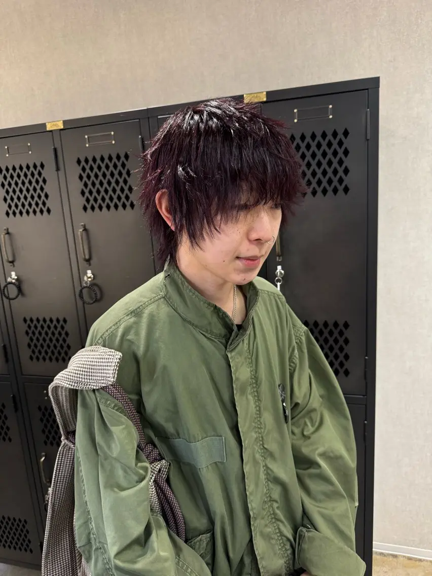 【ボルドー】⚡️minimo限定⚡️🎈Bordeaux🍿ブリーチなしの高発色ボルドー🕺の写真