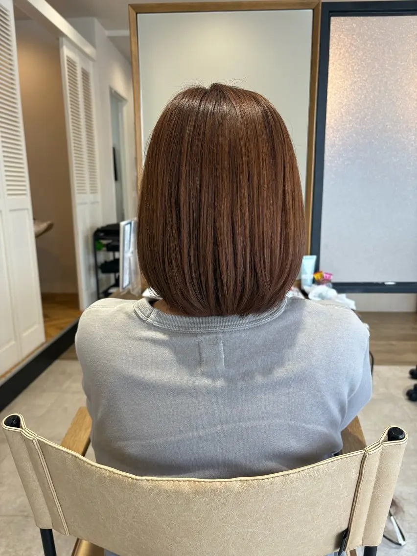ショート カラー カット ヘアカラー 奥村 奈々加のヘアスタイル