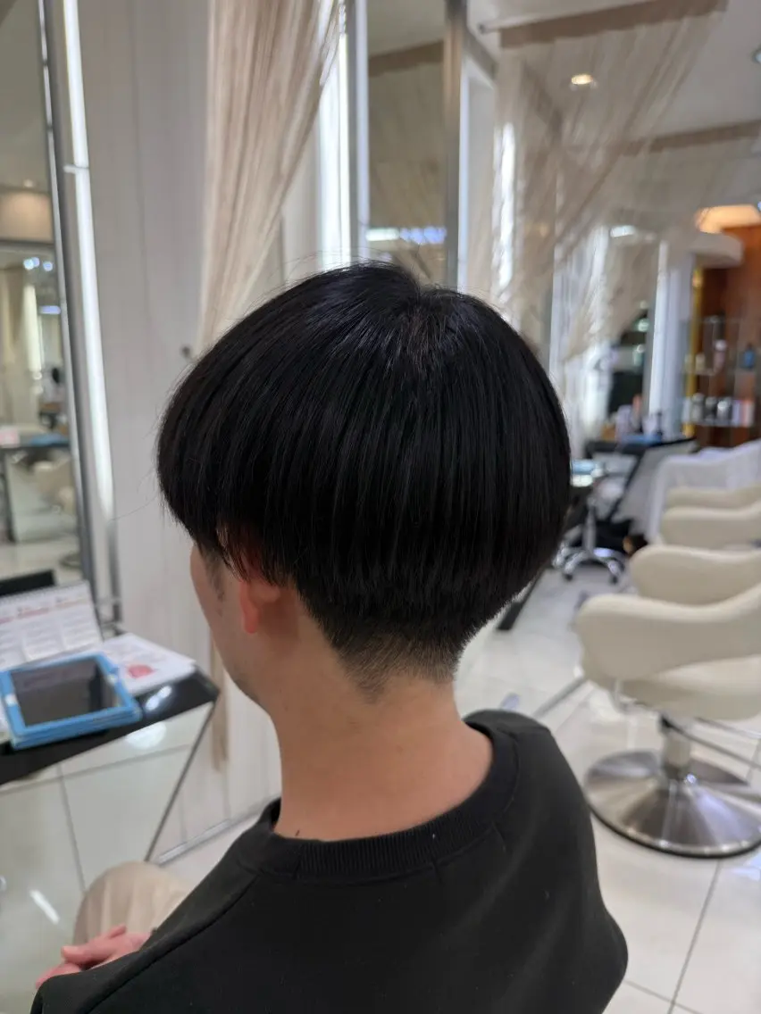 ショート メンズ カット 縮毛矯正 🔥men's特化 🔥三上 拓真のヘアスタイル