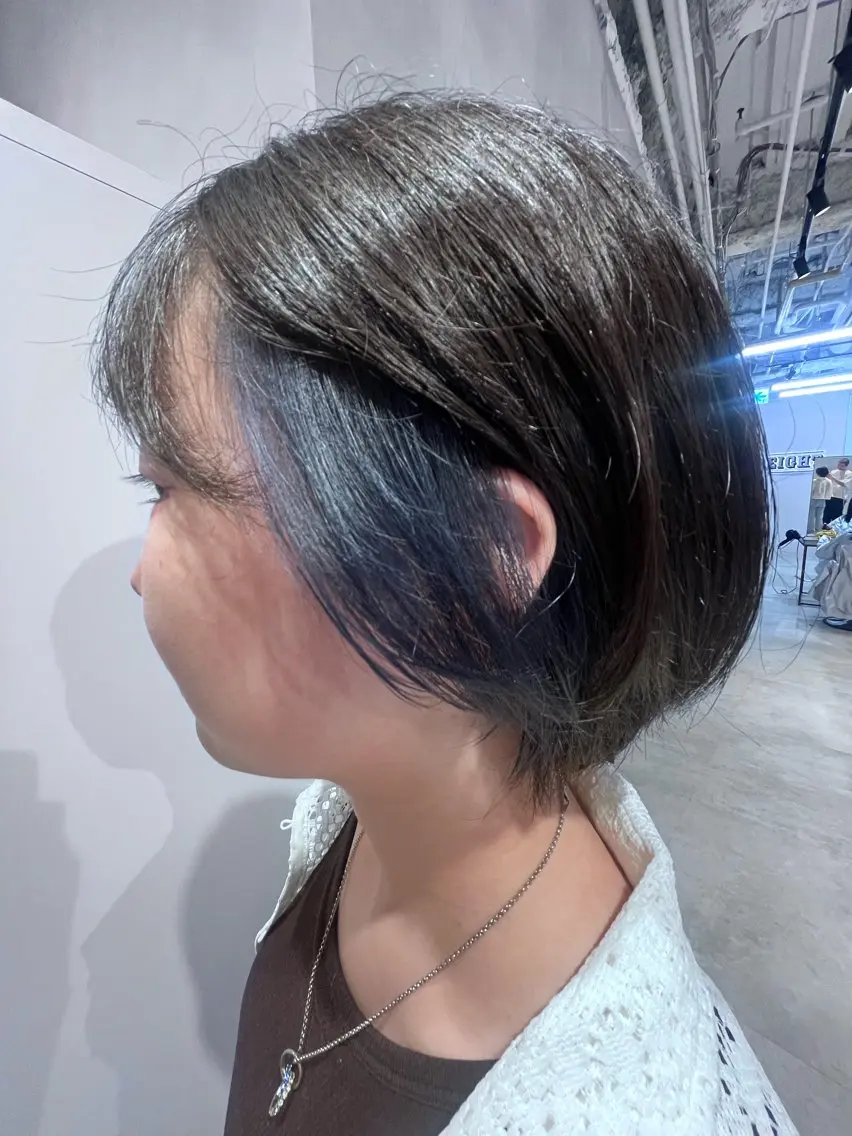 ショート カット ヘアカラー ハイトーンカラー/ 田中和磨のヘアスタイル