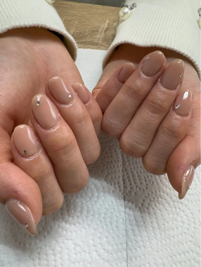 ネイル ハート キラキラネイル 韓国ネイル マグネットネイル ミラーネイル ハンドネイル MH_ Nailのネイルデザイン