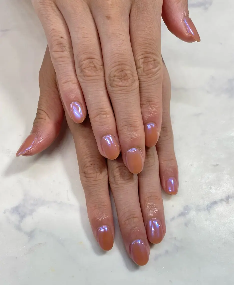 【平日限定】ちゅるんカラー✖️オーロラパウダー💅オフ込の写真