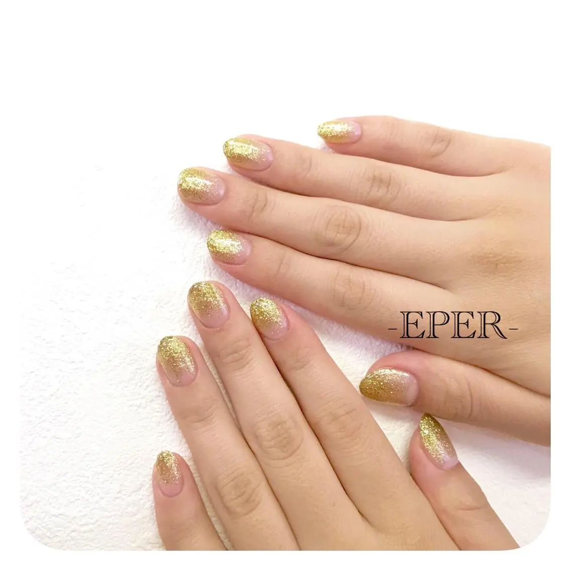 ネイル グラデーション ラメ(グリッター) ラメグラデーション ネイルサロン -EPER-エペルのネイルデザイン