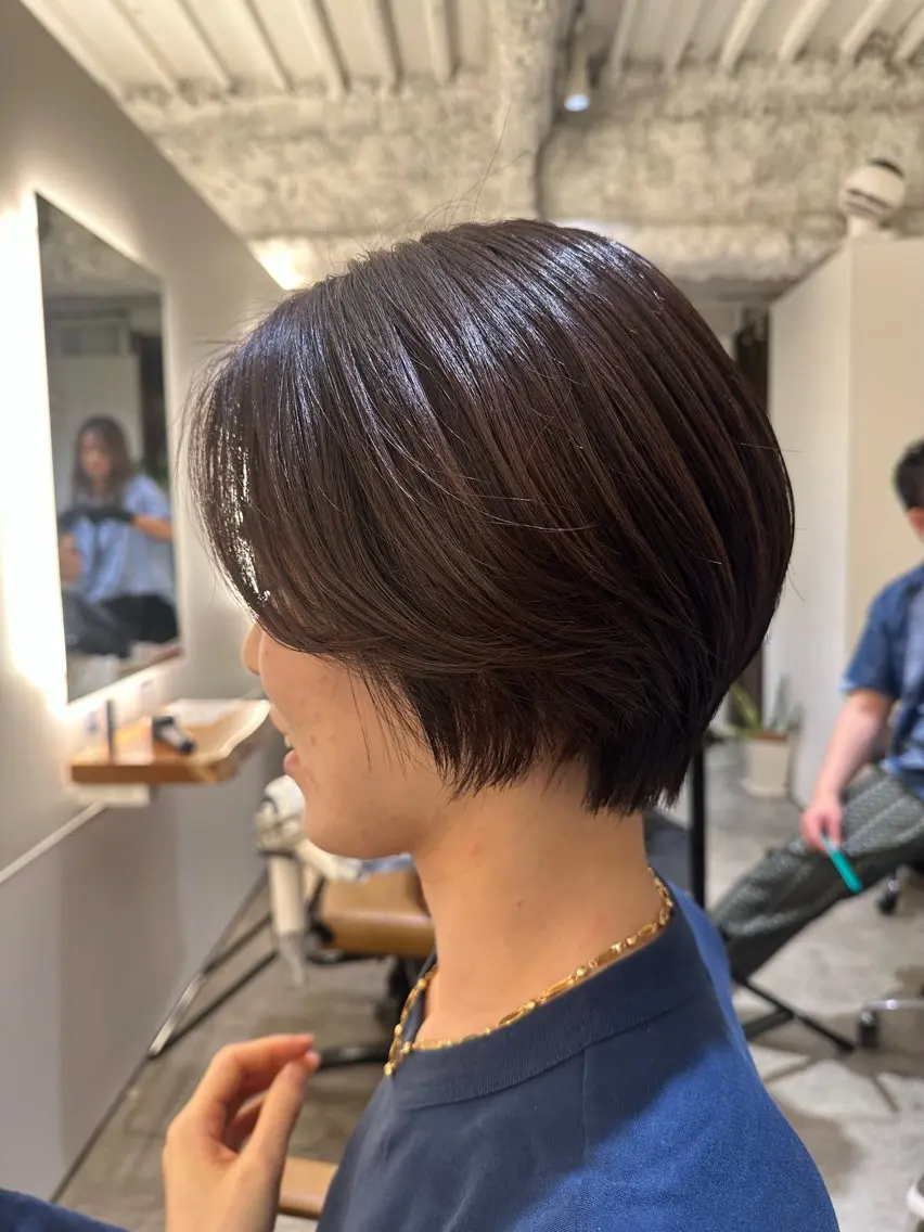 ショート 顔周りカット 似合わせカット ショートヘア 骨格診断/似合わせ カットあさみななこのその他イメージ