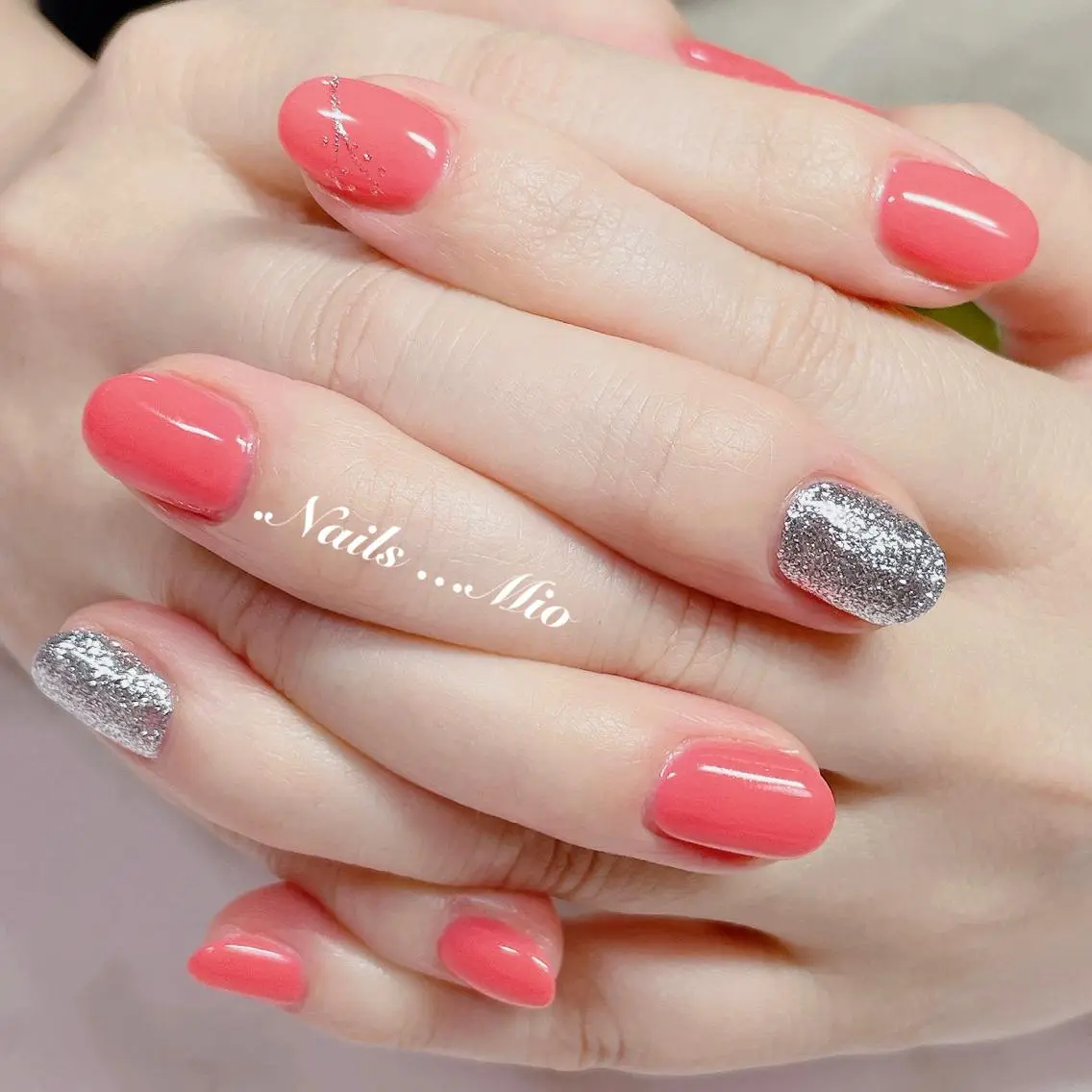 ネイル アートネイル ジェルネイル ワンカラーネイル .Nails Mio 赤羽西ネイルサロンのネイルデザイン