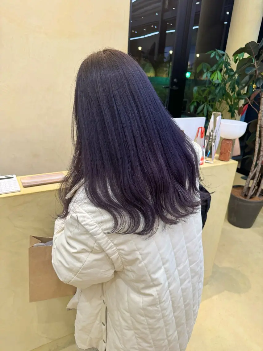 ロング カット 杉浦 花衣のヘアスタイル