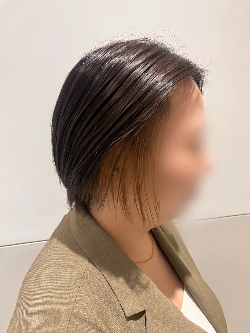 ミディアム ヘアカラー 🤍ちなみ 🤍のヘアスタイル