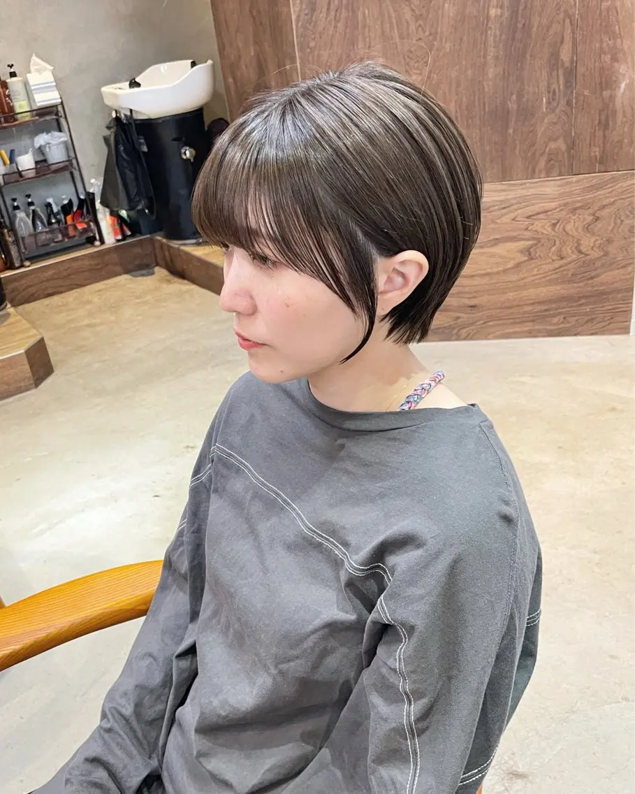 ショート カラー 【ショートカット 美髪矯正】今井隆太のヘアスタイル
