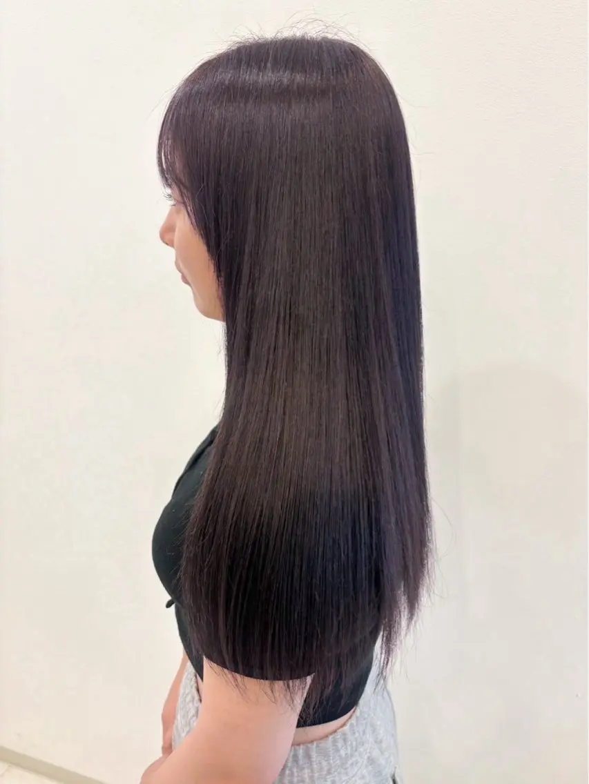 ロング ヘアカラー 橋本 聖菜のヘアスタイル