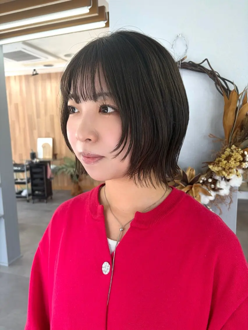 【ミニモ限定クーポン】カット+カラー+トリートメント¥18,100→¥8800の写真