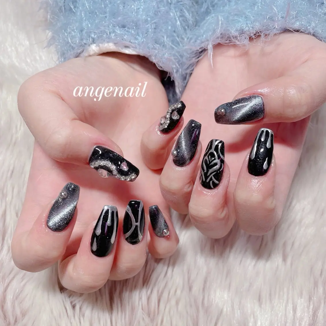ネイル ハンドネイル オーナーネイリスト MAKIのネイルデザイン