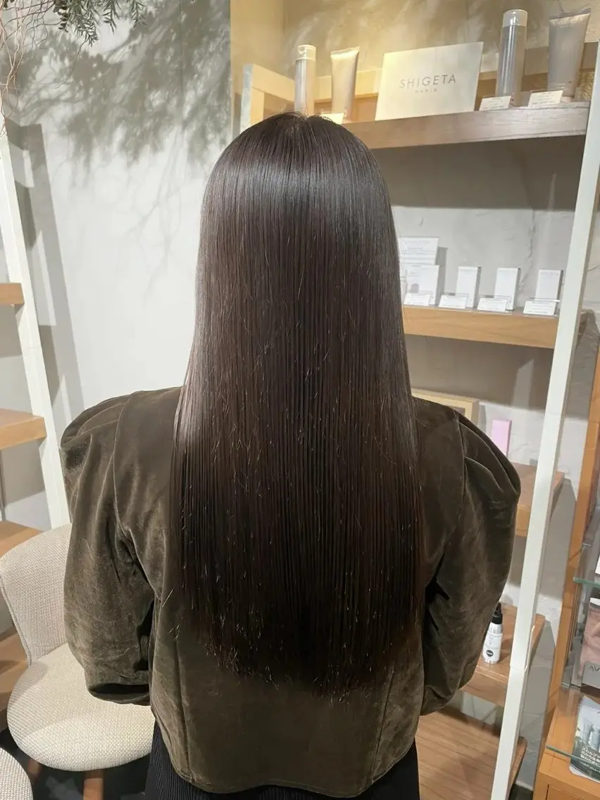 ロング カラー ヘアカラー トリートメント ヘッドスパ tomoka️🫧 ／tricot🎀のヘアスタイル