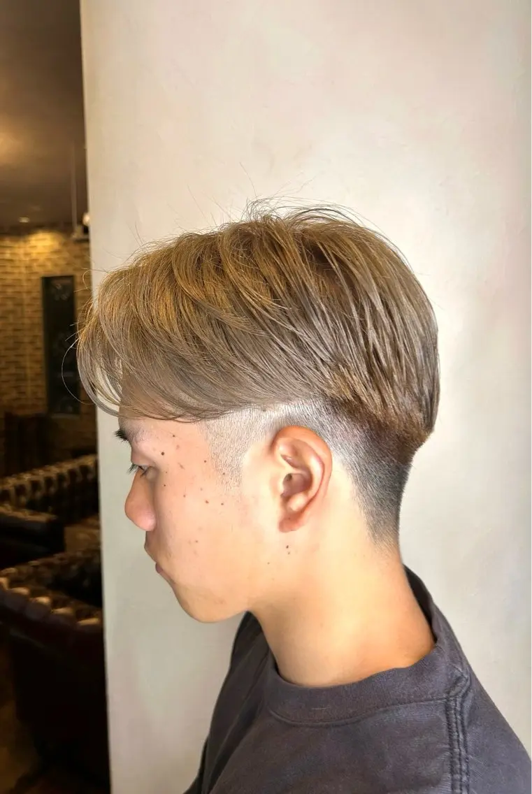 ショート カラー メンズ カット 梅木李奈レイヤー 🫧ダブルカラーのヘアスタイル
