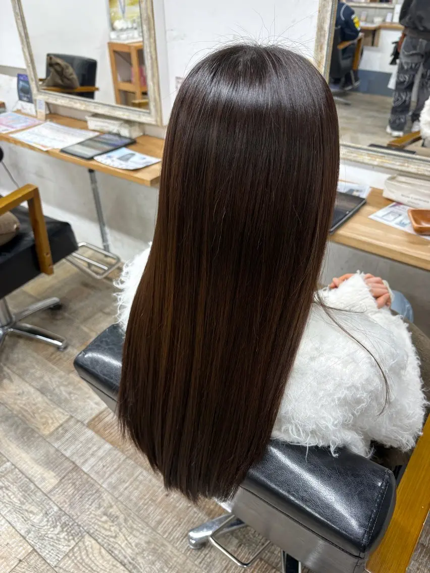 カット✂️＋縮毛矯正🫧＋髪質改善トリートメント✨️の写真