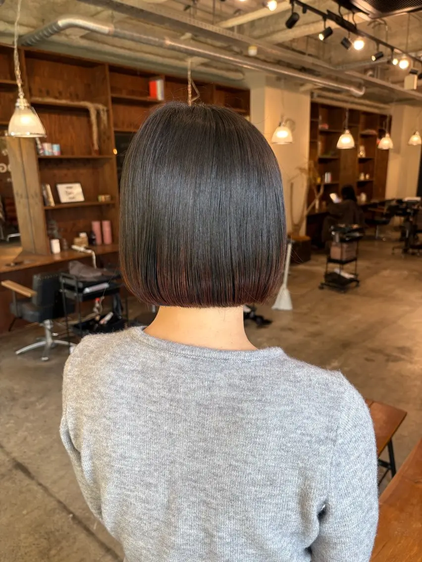 ショート ボブ カット the BRIDGE 加藤みのりのヘアスタイル